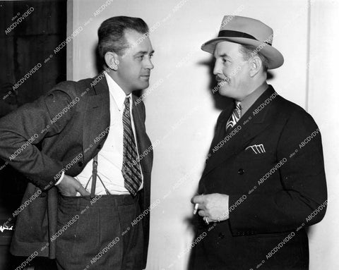 crp-13908 1937 candid director W.S. Van Dyke and Jack Holt I think on set film Personal Property crp-13908