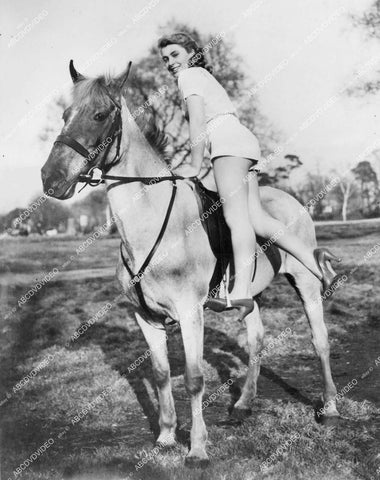 crp-13923 1954 beautiful legs Patricia Pedrick to be Lady Godiva for Battersea Carnival England nice butt in shorts crp-13923
