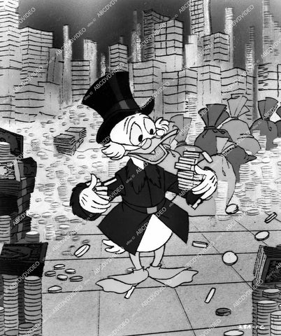 crp-13927 1967 animated Disney characters huey Luey & Duey short cartoon Uncle Scrooge McDuck and Money crp-13927