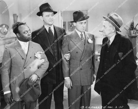 crp-13937 1941 Mantan Moreland, James Burke, Eduardo Ciannelli, Charley Grapewin film Ellery Queen's Penthouse Mystery crp-13937