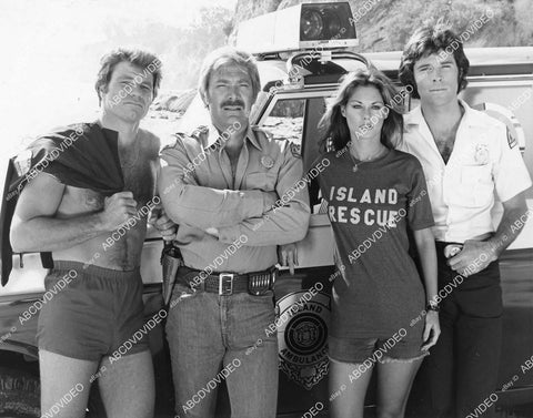 crp-01395 1976 Martin Kove, Tim Simcox, Susanne Reed, James Houghton lifeguards TV Code R crp-01395