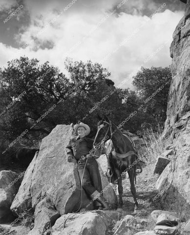 crp-14016 1948 Sonny Tufts and his horse film The Untamed Breed crp-14016