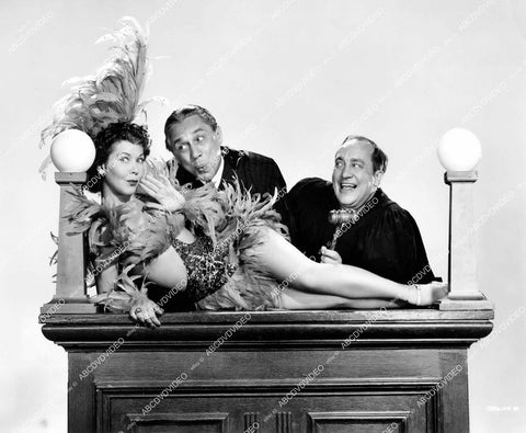 crp-14301 1945 pretty chorus girl dancer Grace McDonald, Ole Olsen, Chic Johnson film See My Lawyer crp-14301