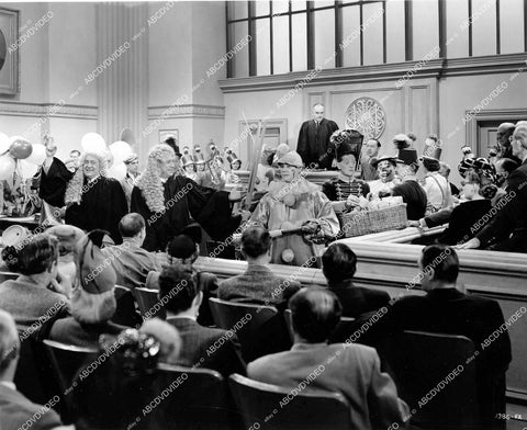 crp-14310 1945 Ole Olsen, Chic Johnson courtroom fiasco film See My Lawyer crp-14310