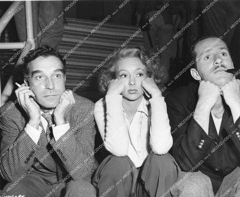 crp-14387 1946 Jackson Halliday, Evelyn Keyes, Keenan Wynn on set film The Thrill of Brazil crp-14387