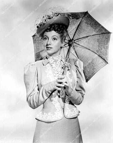 crp-14434 1946 lovely Evelyn Keyes w parasol film Renegades crp-14434