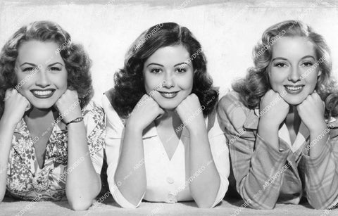 crp-14453 1941 trio of lovelies Adele Mara, Evelyn Keyes, Eileen O'Hearn film Honolulu Lu crp-14453