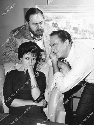 crp-01448 1961 Dianne Foster, Sebastian Cabot, Sid Caesar TV Checkmate ep Kill the Sound crp-01448