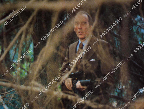 crp-01462 1980 Christopher Lee w a machine gun super hero TVM Captain America crp-01462