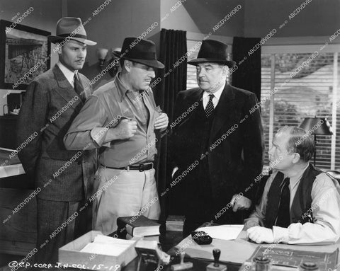 crp-14736 1939 Lane Chandler, Jack Holt, Guy Usher film Fugitive at Large crp-14736