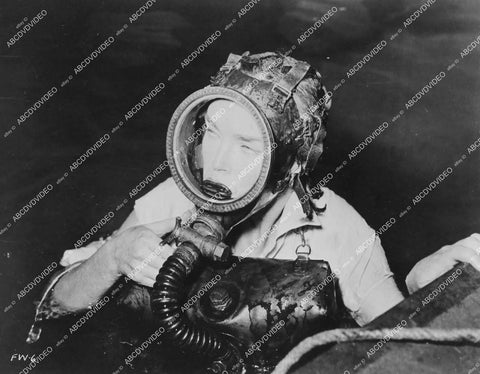 crp-14742 1954 Dawn Addams w vintage scuba gear film Frogwoman crp-14742