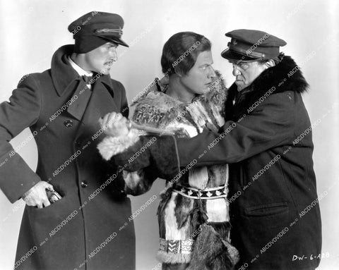 crp-14762 1929 Ullrich Haupt, Robert Frazer, Louis Wolheim film Frozen Justice crp-14762