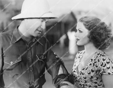 crp-14967 1934 Grace Bradley, Robert Armstrong in pith helmet film She Made Her Bed crp-14967