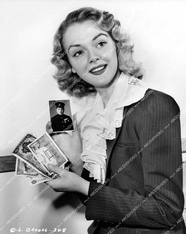 crp-15132 1944 Leslie Brooks w captured Japanese currency and items from Kwajalien Atoll crp-15132