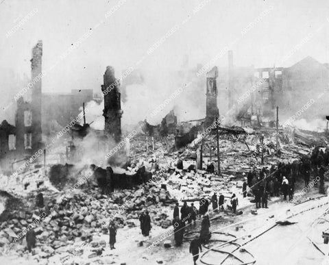 crp-01513 1928 MGM news photo theatrical plays The Making of a Newspaper fire at Fall River Mass crp-01513