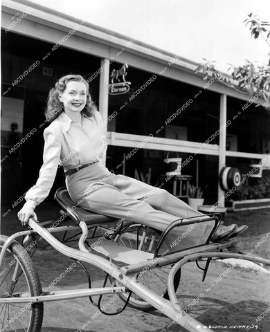 crp-15240 1947 Gloria Henry ready for harness racing film Sport of Kings crp-15240