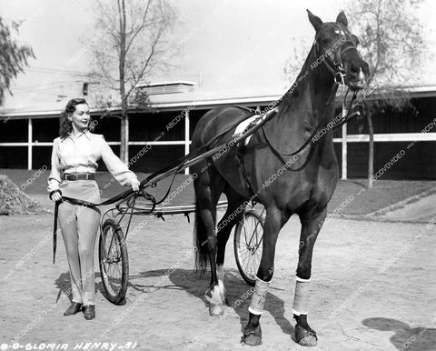crp-15242 1947 Gloria Henry ready for harness racing film Sport of Kings crp-15242