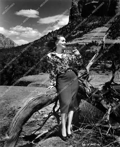 crp-15247 1948 lovely Gloria Henry against Arizona scenery film The Strawberry Roan crp-15247