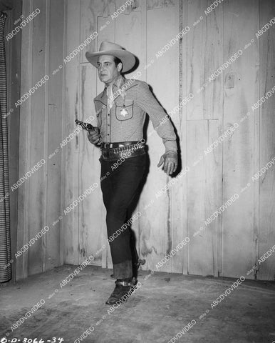 crp-01527 1949 Charles Starrett w six shooter film The Blazing Trail crp-01527
