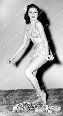 crp-15379 1942 sexy dance in short skirt Peggy Drake w great legs film The Tuttles of Tahiti crp-15379