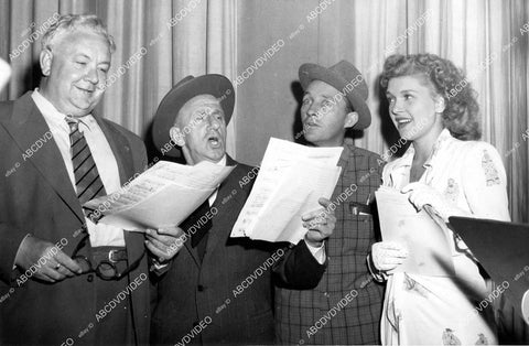 crp-15455 1944 Lauritz Melchior, Jimmy Durante, Bing Crosby, Ella Mae Morse for AFRS Armed Forces Radio Service crp-15455