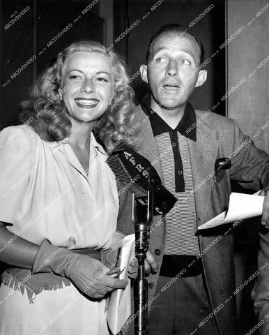 crp-15462 1944 Martha Wilkerson (G.I. Jane), Bing Crosby for AFRS Armed Forces Radio Service crp-15462