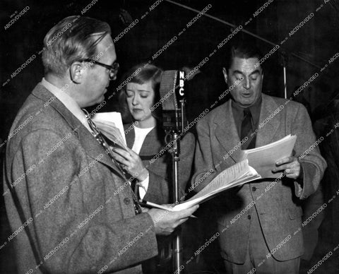 crp-15471 1944 Jack Benny, Bette Davis, Fred Allen for AFRS Armed Forces Radio Service crp-15471