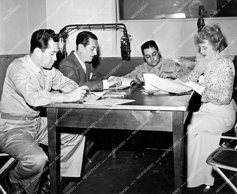 crp-15495 1944 unknown actors (Robert Taylor?) for AFRS Armed Forces Radio Service crp-15495