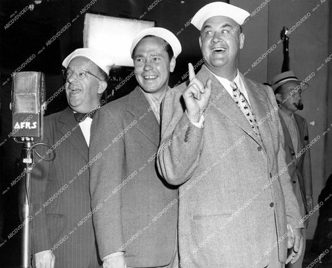 crp-15502 1944 Charlie Canton, Johnny Mercer, Don Wilson for AFRS Armed Forces Radio Service crp-15502