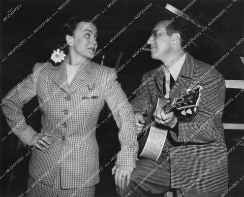crp-15508 1944 Ella Logan, Groucho Marx for AFRS Armed Forces Radio Service crp-15508