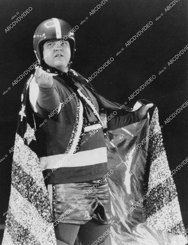 crp-01555 1981 Meatloaf ready to be shot out of a cannon film Americathon crp-01555