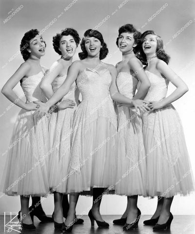 crp-15571 1940's music singing group The Five DeMarco Sisters crp-15571