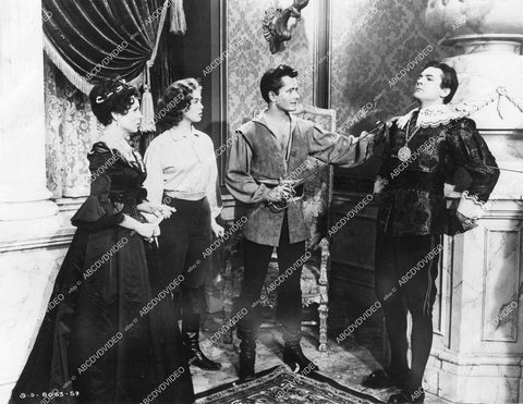 crp-15659 1953 John Derek, Barbara Rush, Carla Balenda, Whitfield Connor film Prince of Pirates crp-15659
