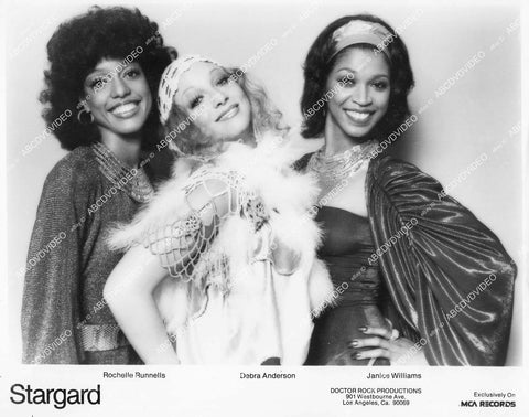 crp-01580 1980's music group Stargard Rochelle Runnells, Debra Anderson, Janice Williams crp-01580