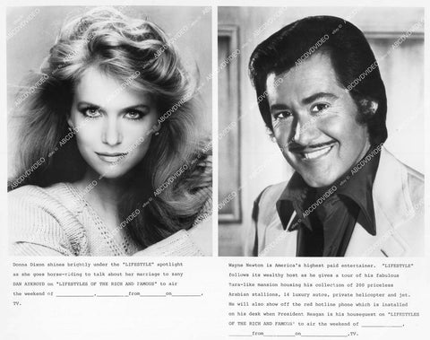 crp-15844 1980's Donna Dixon, Wayne Newton TV Lifestyles of the Rich and Famous crp-15844
