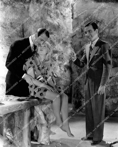 crp-16019 1933 actors in radio show w cavemen & cavegirls MGM short subject film The Magic Carpet (not on IMDB) crp-16019
