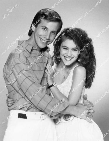 crp-01605 1987 Rob Stone and Alyssa Milano TVM Crash Course crp-01605