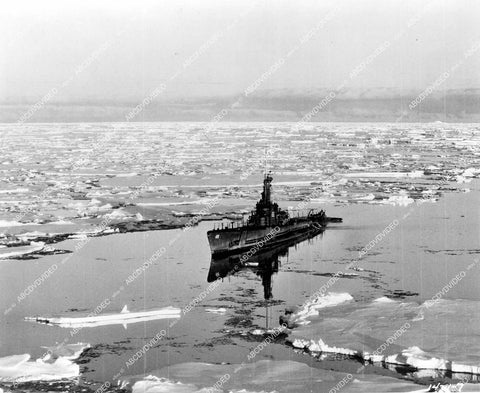 crp-16280 1948 Admiral Richard E Byrd's ship in Antarctica documentary film The Secret Land crp-16280