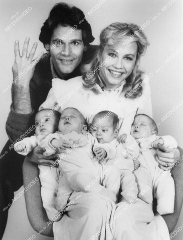 crp-01628 1983 Robert Lipton, Mary Lynn Blanks, The Goldman Quadruplets TV As the World Turns crp-01628