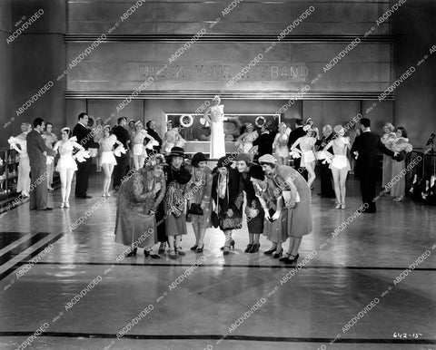 crp-16291 1932 Emerson Treacy, Franklin Pangborn, Sidney Toler, Eleanor Thatcher, MGM Dancing Girls short subject film Over the Counter crp-16291