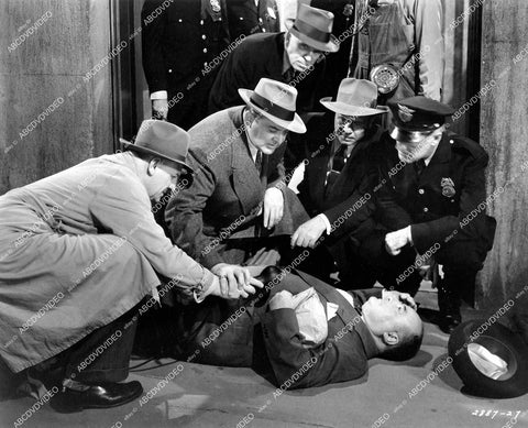 crp-16311 1944 Edward Arnold and cast film Main Street After Dark crp-16311