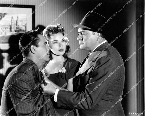 crp-16317 1944 Dorothy Morris, Tom Trout, Edward Arnold film Main Street After Dark crp-16317