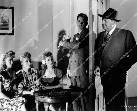 crp-16328 1944 Audrey Totter, Selena Royle, Dorothy Morris, Edward Arnold, Tom Trout film Main Street After Dark crp-16328