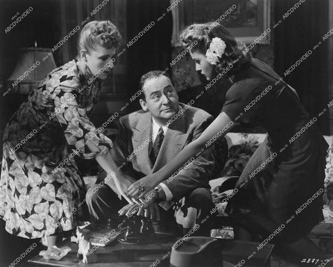 crp-16338 1944 Edward Arnold, Dorothy Morris, Selena Royle film Main Street After Dark crp-16338