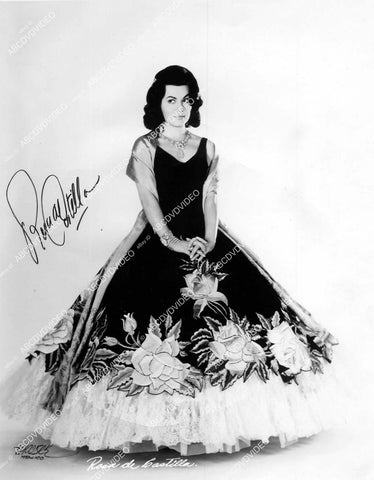 crp-16360 1950's beautiful Mexican singer Rosa de Castilla portrait w genuine autograph crp-16360