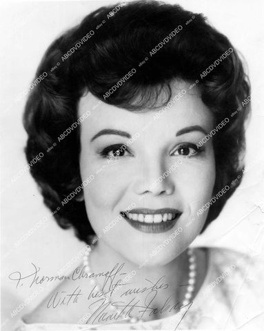 crp-16366 1950's Nanette Fabray portrait w genuine autograph crp-16366