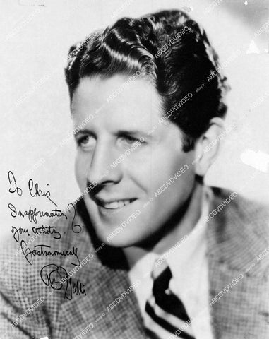 crp-16383 circa 1934 Rudy Vallee portrait w genuine autograph crp-16383