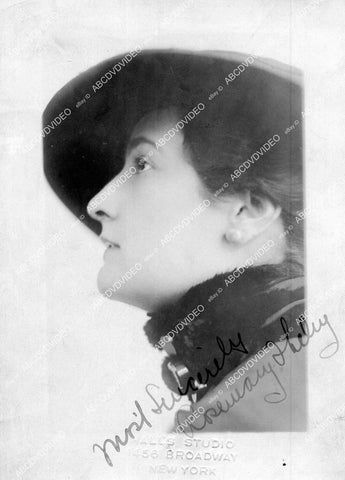 crp-16386 circa 1922 silent film star Rosemary Theby portrait w genuine autograph crp-16386