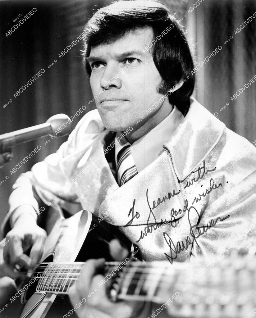 crp-16414 1960's music singer Dave Reeves portrait w genuine autograph ...