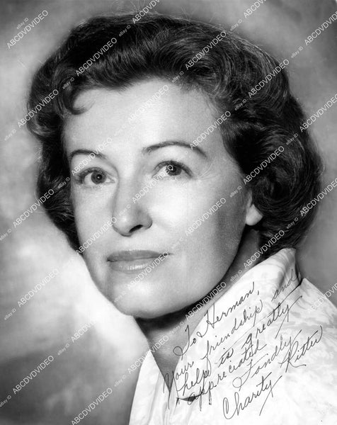 crp-16417 1960's Charity Ritter portrait w genuine autograph crp-16417 ...